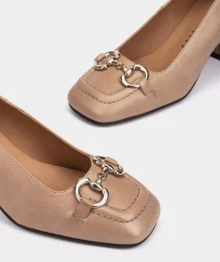 Chaussure Pedro Miralles Chaussures A Talons En Cuir. Cristal Topo