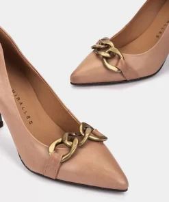 Chaussure Pedro Miralles Chaussures A Talons En Cuir Seta Arena