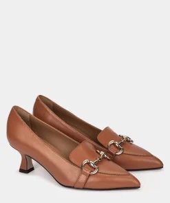 Chaussure Pedro Miralles Chaussures A Talons Hauts En Cuir Nude Seta Tan