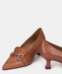 Chaussure Pedro Miralles Chaussures A Talons Hauts En Cuir Nude Seta Tan