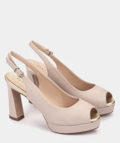 Chaussure Pedro Miralles Embouts En Cuir Natur Rosa Palo