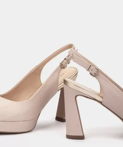 Chaussure Pedro Miralles Embouts En Cuir Natur Rosa Palo