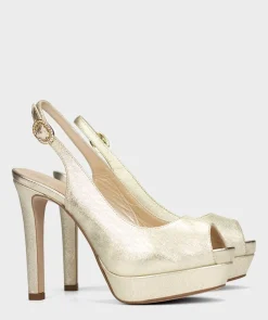Chaussure Pedro Miralles Escarpins En Cuir Nacarado Perla