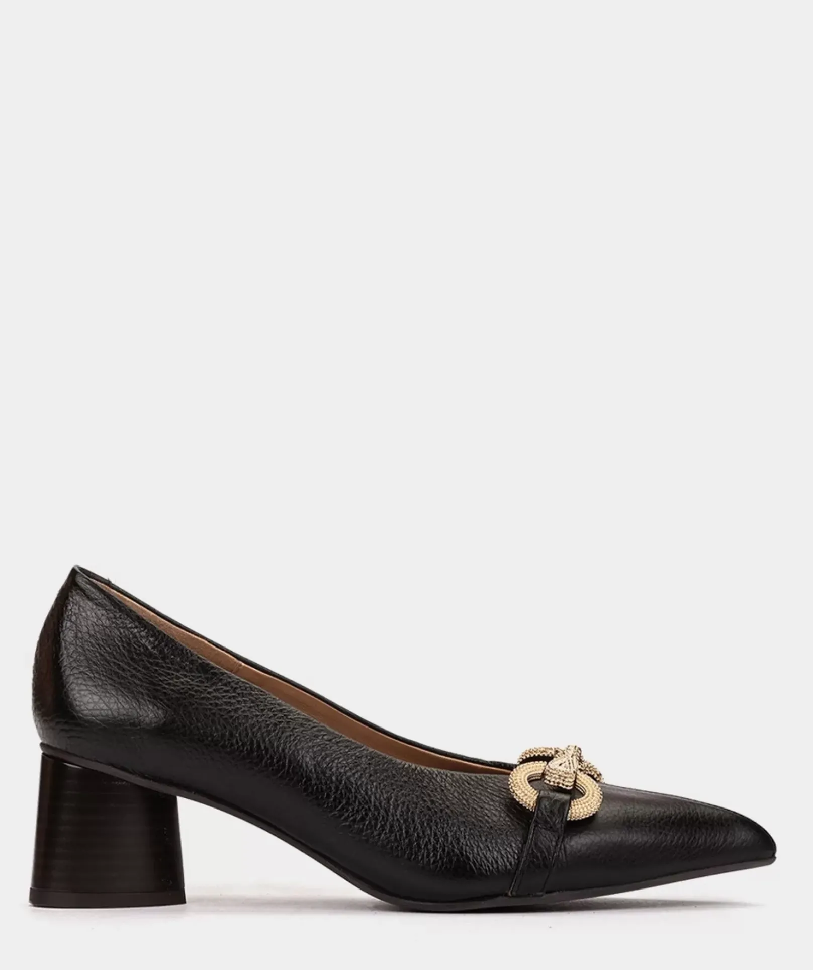 Chaussure Pedro Miralles Escarpins En Cuir Noir A Talons Pointus Nucleo Negro