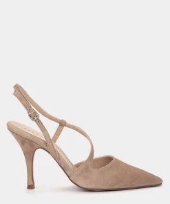 Chaussure Pedro Miralles Escarpins En Daim A Bout Pointu Amalfi Sabbia