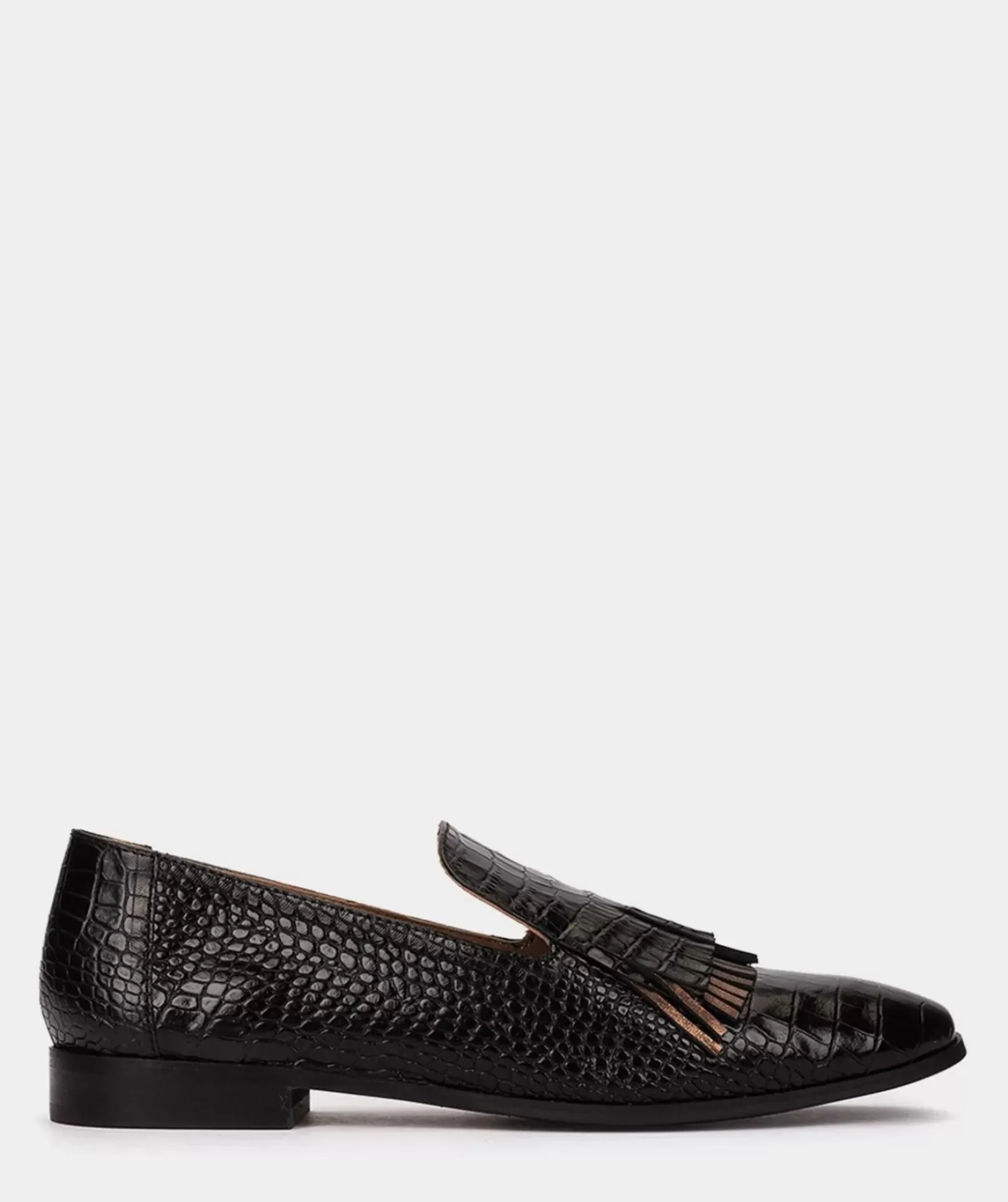 Chaussure Pedro Miralles Mocassins En Cuir A Imprime Animalier En Noir Coco Negro