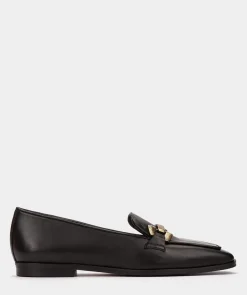 Chaussure Pedro Miralles Mocassins En Cuir Noir Seta Negro