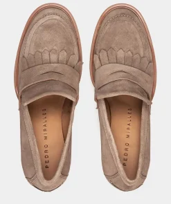 Chaussure Pedro Miralles Mocassins En Daim. Velour Birra