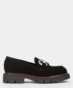 Chaussure Pedro Miralles Mocassins En Daim Noir. Amalfi Negro