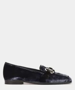 Chaussure Pedro Miralles Mocassins En Velours Bleu Marine Velvet Marino