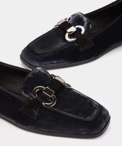 Chaussure Pedro Miralles Mocassins En Velours Bleu Marine Velvet Marino