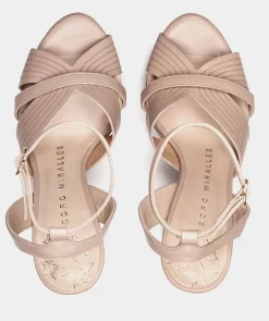 Chaussure Pedro Miralles Sandales A Talon En Cuir Vitello Peonia