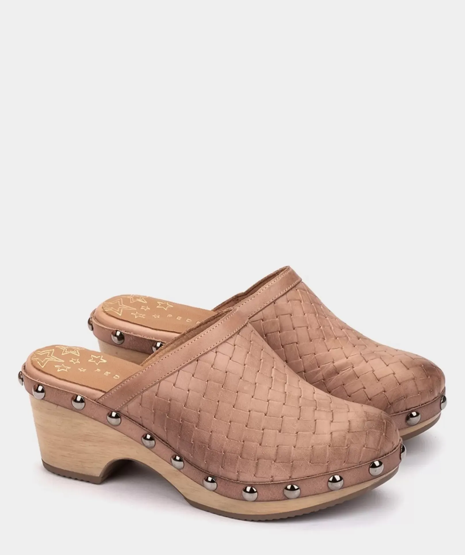 Chaussure Pedro Miralles Sandales A Talons En Cuir Nacarado Perla