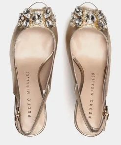 Chaussure Pedro Miralles Sandales A Talons En Daim Ante Flux