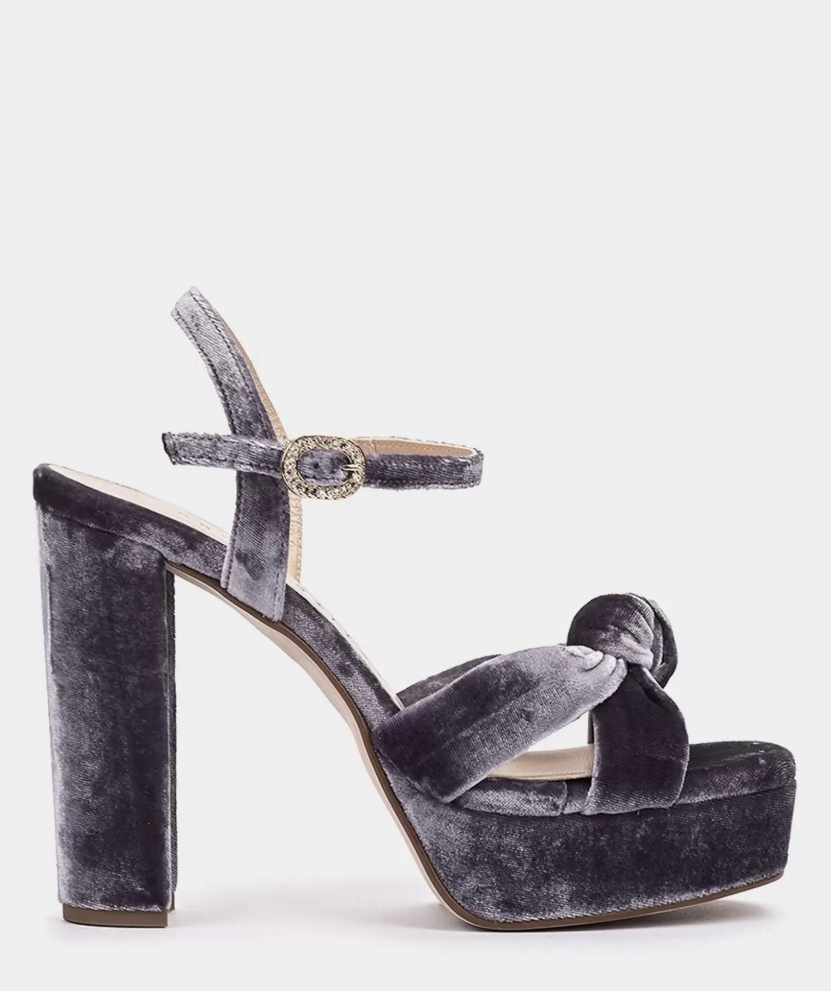 Chaussure Pedro Miralles Sandales A Talons En Velours Velvet Nude