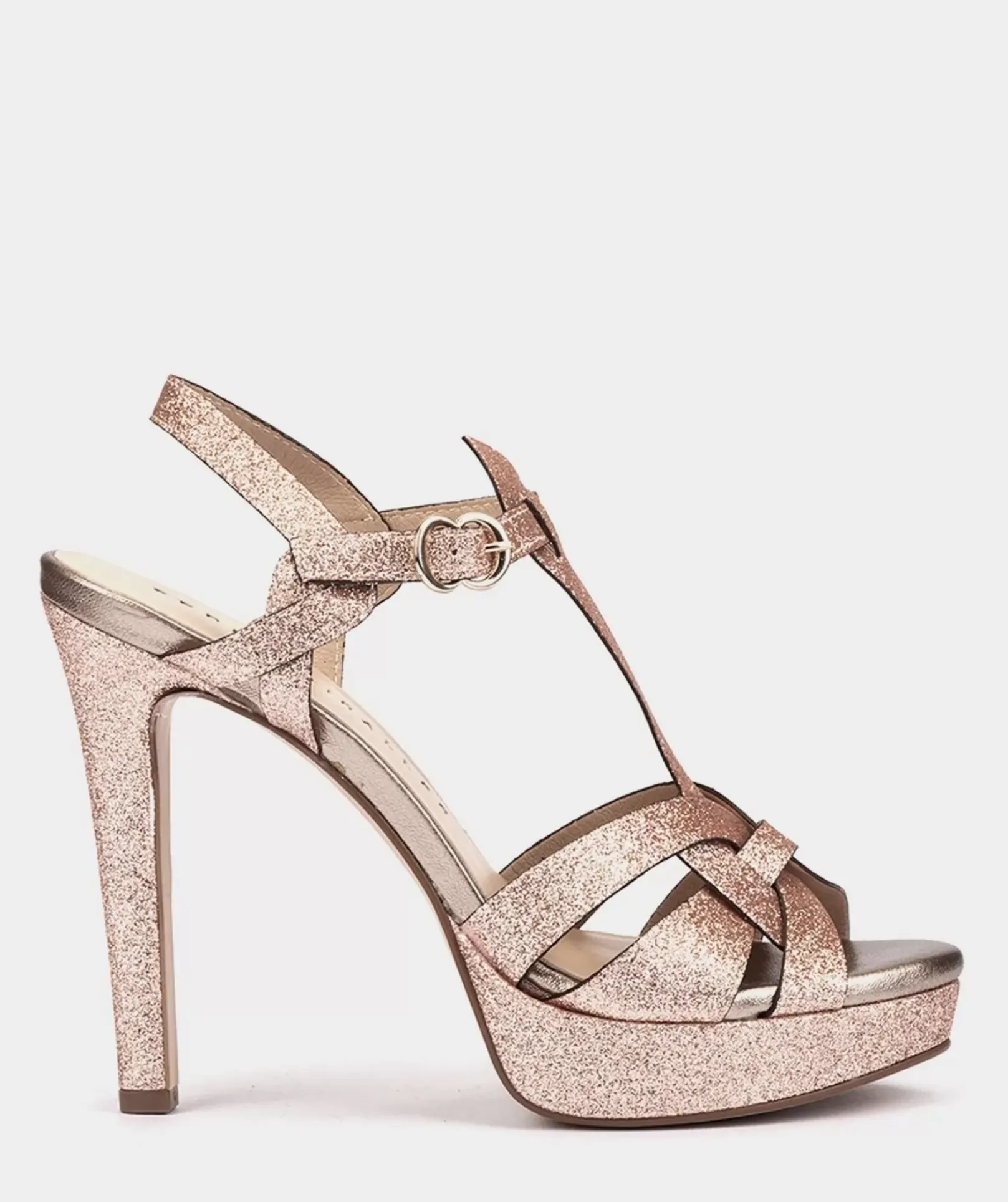 Chaussure Pedro Miralles Sandales A Talons Paillettees. Bright Super Negro