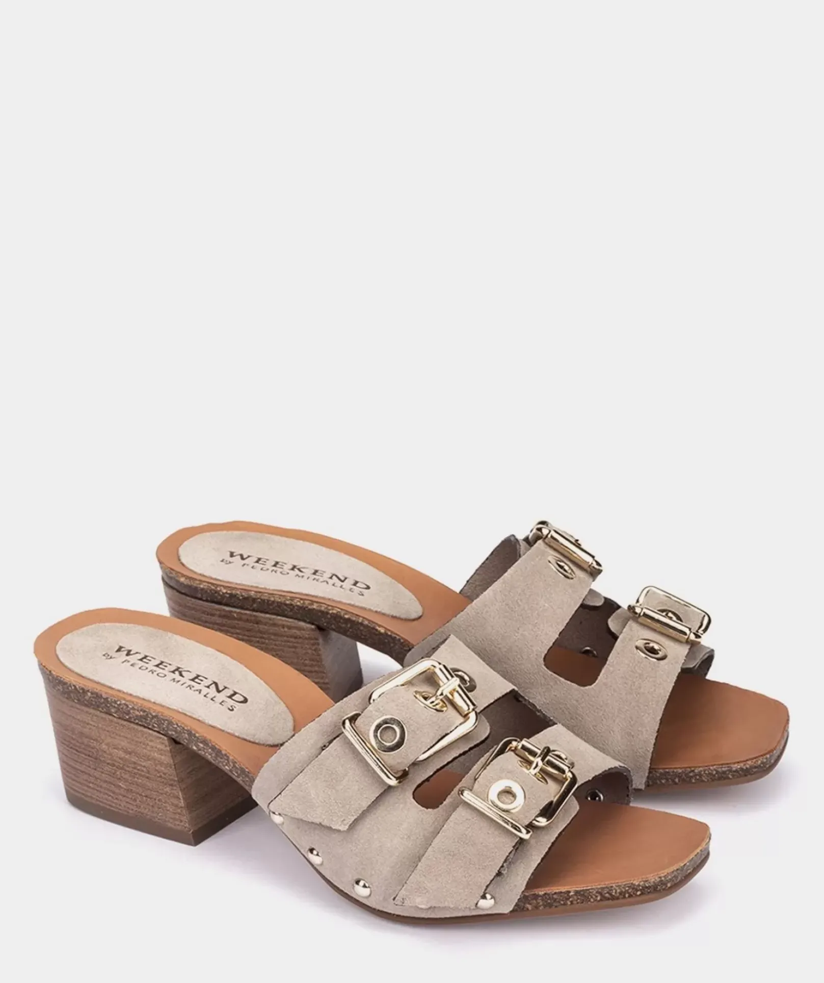 Chaussure Pedro Miralles Sandales En Cuir Tormenta Tabaco