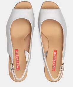 Chaussure Pedro Miralles Sandales En Cuir Slingback Mercurio Ponza