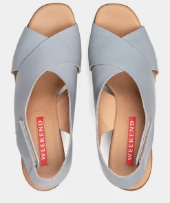 Chaussure Pedro Miralles Talons Compenses En Cuir Vitello Rosette