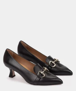 Chaussure Pedro Miralles Talons Hauts En Cuir De Couleur Bleu Marine Seta Navy