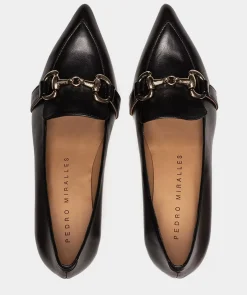 Chaussure Pedro Miralles Talons Hauts En Cuir De Couleur Bleu Marine Seta Navy
