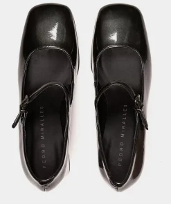 Chaussure Pedro Miralles Talons Hauts En Cuir Verni Metallise De Couleur Argentee Reflex Metal Silver