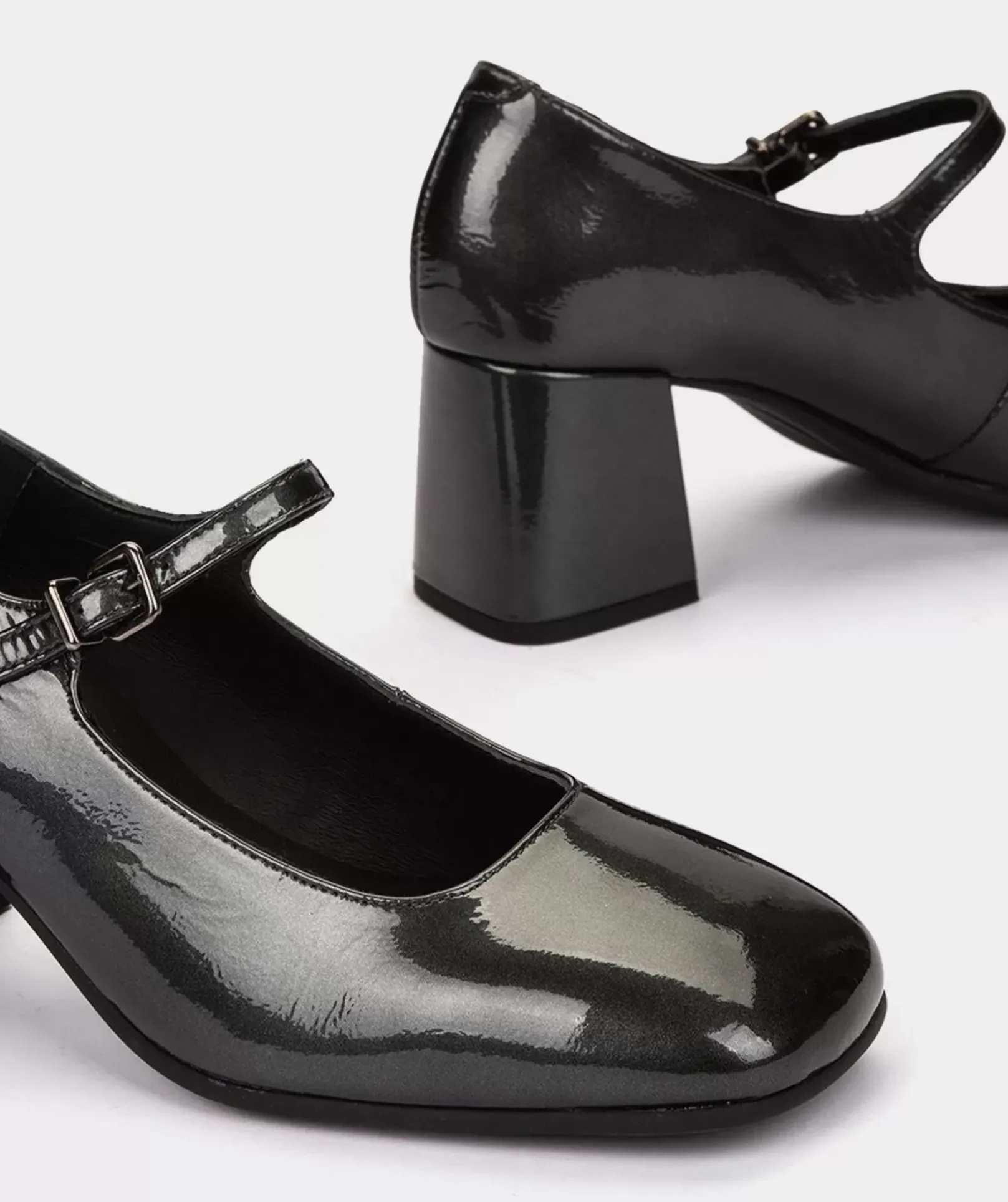 Chaussure Pedro Miralles Talons Hauts En Cuir Verni Metallise De Couleur Argentee Reflex Metal Silver